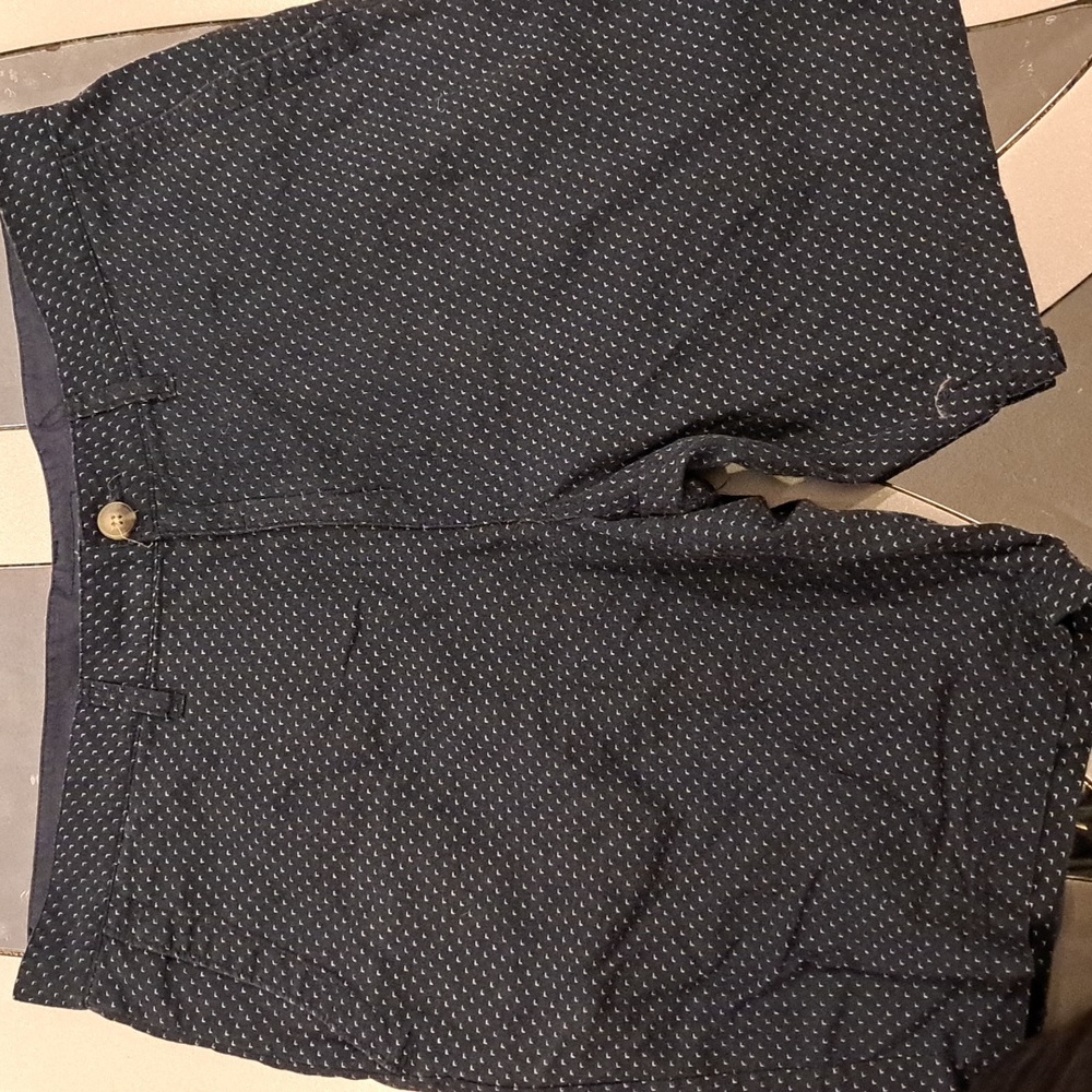 Broletto, Size 36, Dark Blue Print Dress Shorts
